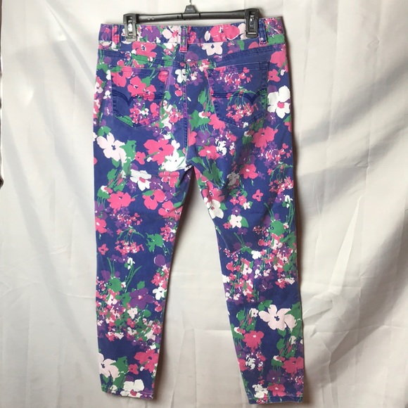Vineyard vines floral ankle jeans size 10 - Picture 7 of 8